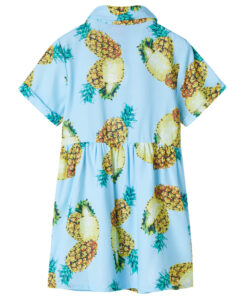 Kinderjurk 128 blauw