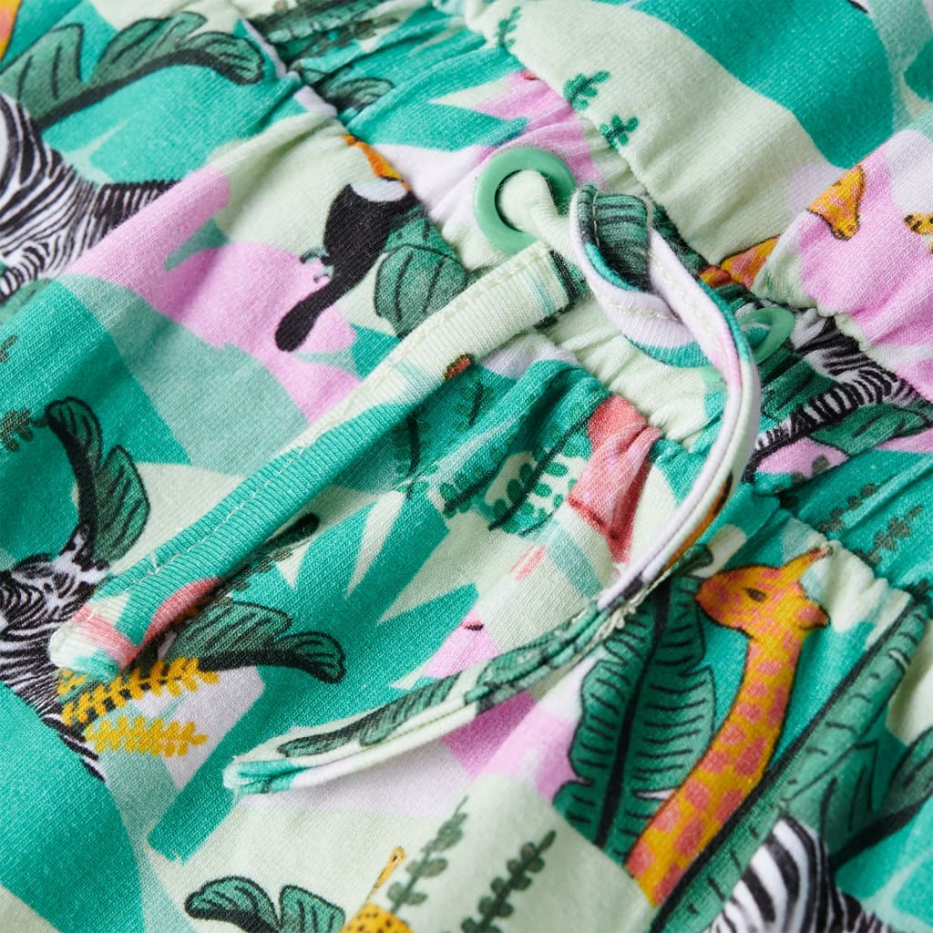 Kinderjurk 128 lichtmintkleurig - Image 5