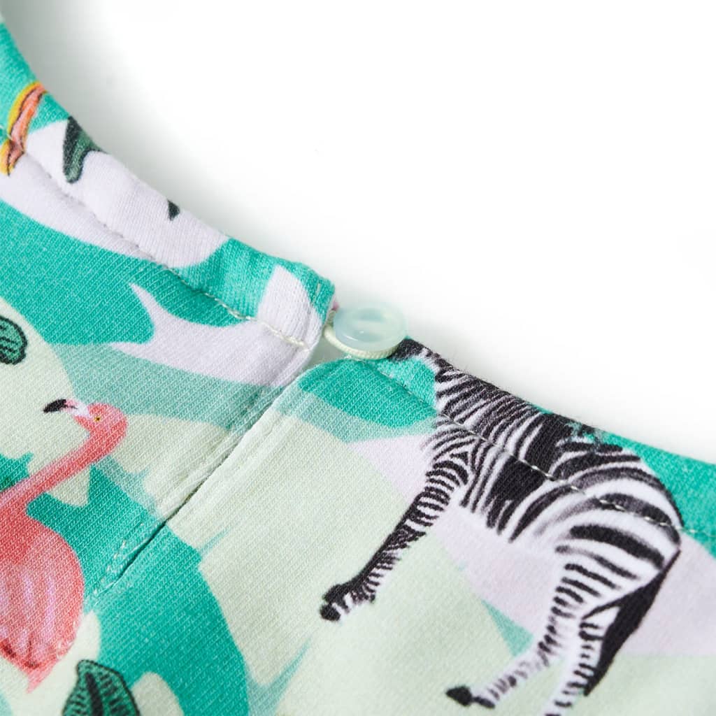 Kinderjurk 128 lichtmintkleurig - Image 6