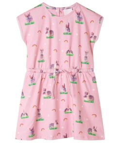 Kinderjurk 140 lichtroze