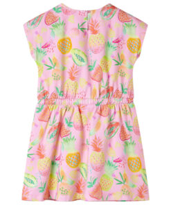 Kinderjurk 140 zachtroze