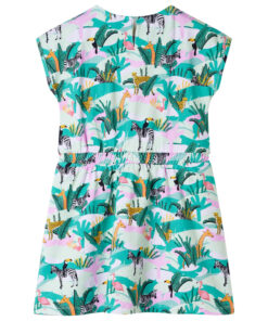 Kinderjurk 92 lichtmintkleurig