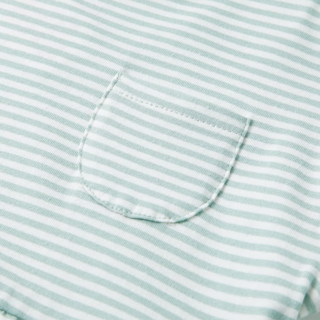 Kinderjurk met ruches aan de mouwen 104 mintkleurig - Image 4