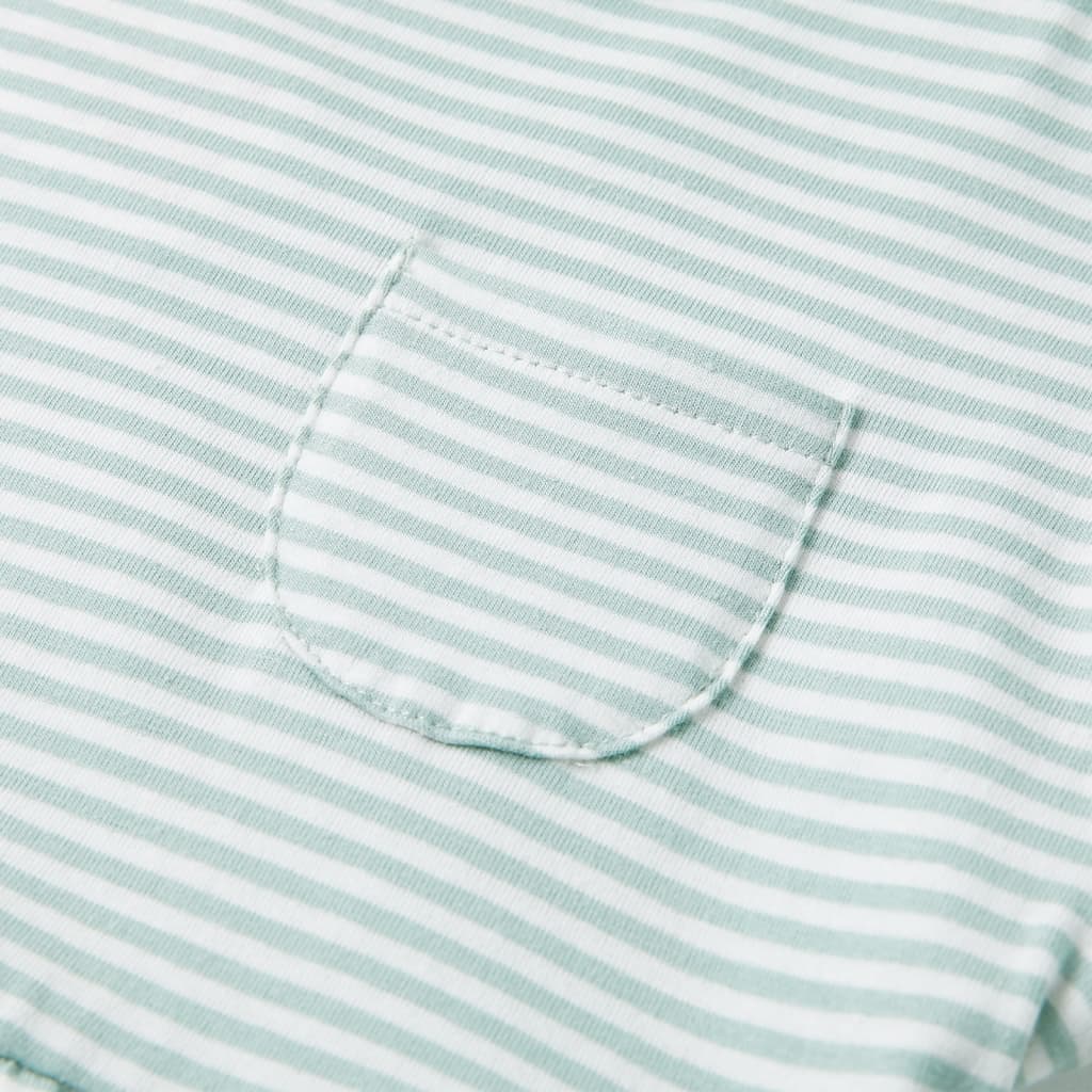 Kinderjurk met ruches aan de mouwen 116 mintkleurig - Image 4