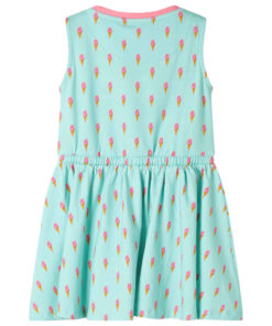 Kinderjurk met trekkoord 104 lichtmint