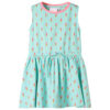 Kinderjurk met trekkoord 104 lichtmint