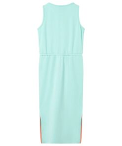 Kinderjurk met trekkoord 116 lichtmint