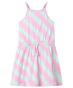 Kinderjurk zonder mouwen met trekkoord 116 roze