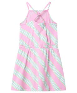 Kinderjurk zonder mouwen met trekkoord 140 roze