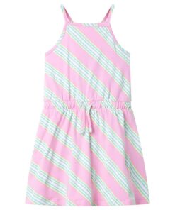 Kinderjurk zonder mouwen met trekkoord 92 roze