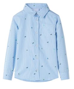 Kinderoverhemd 116 lichtblauw