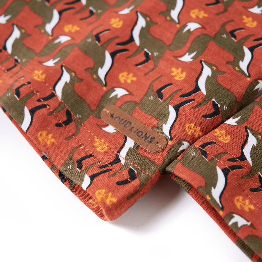 Kinderoverhemd 116 lichtroestkleurig - Image 5