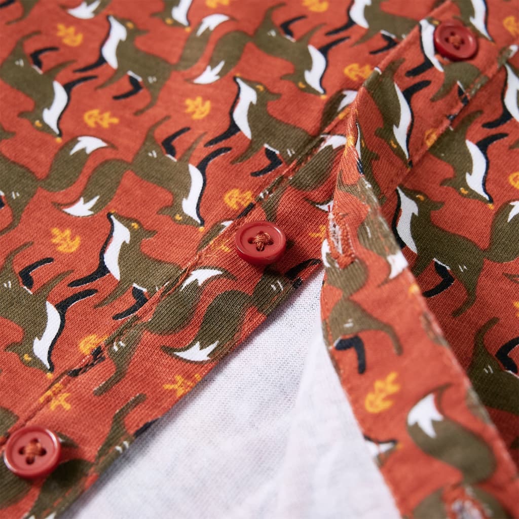 Kinderoverhemd 116 lichtroestkleurig - Image 6