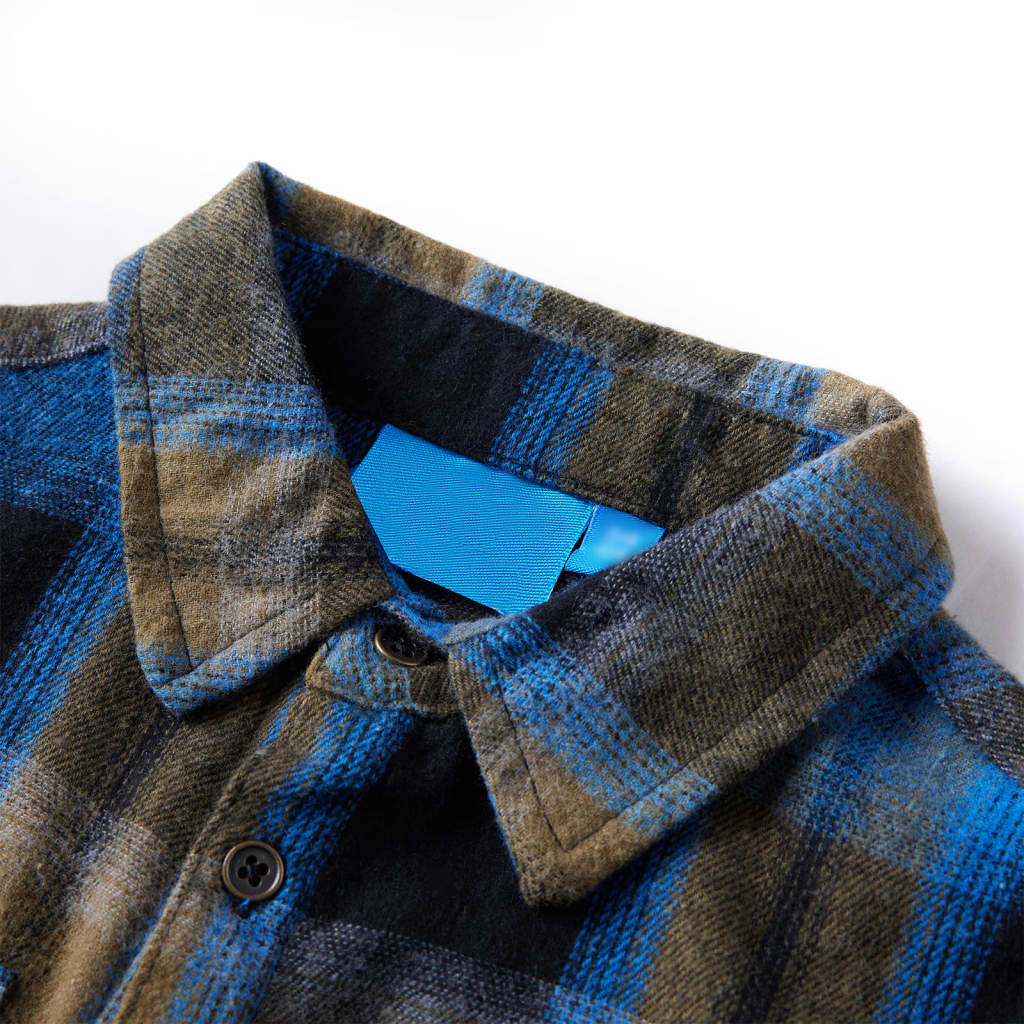 Kinderoverhemd met omgeslagen kraag 140 - Image 3