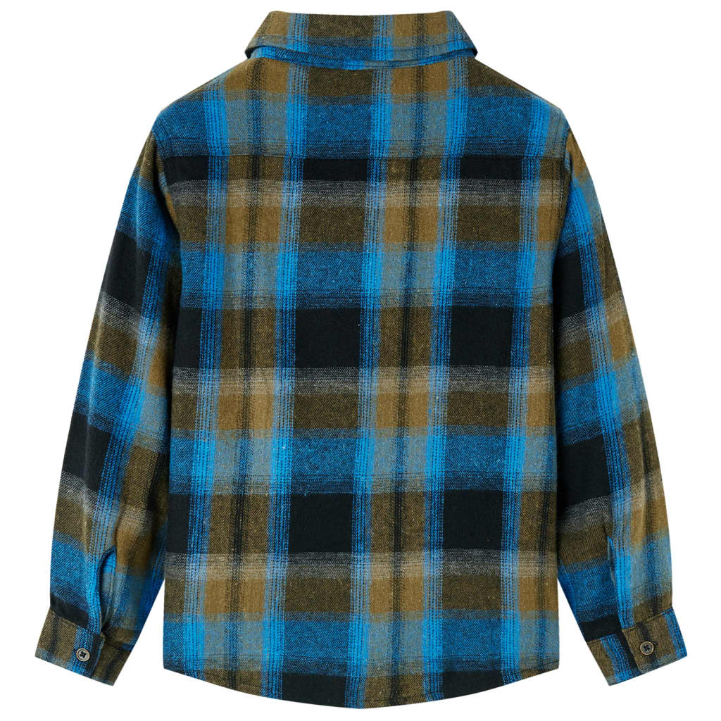 Kinderoverhemd met omgeslagen kraag 92