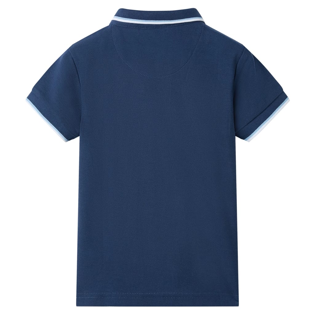 Kinderpoloshirt 104 donkerblauw