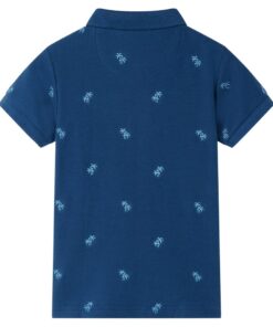 Kinderpoloshirt 104 donkerblauw