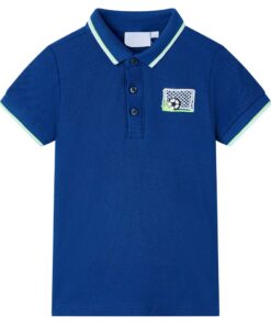 Kinderpoloshirt 104 donkerblauw