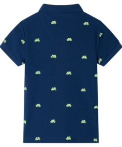 Kinderpoloshirt 104 marineblauw