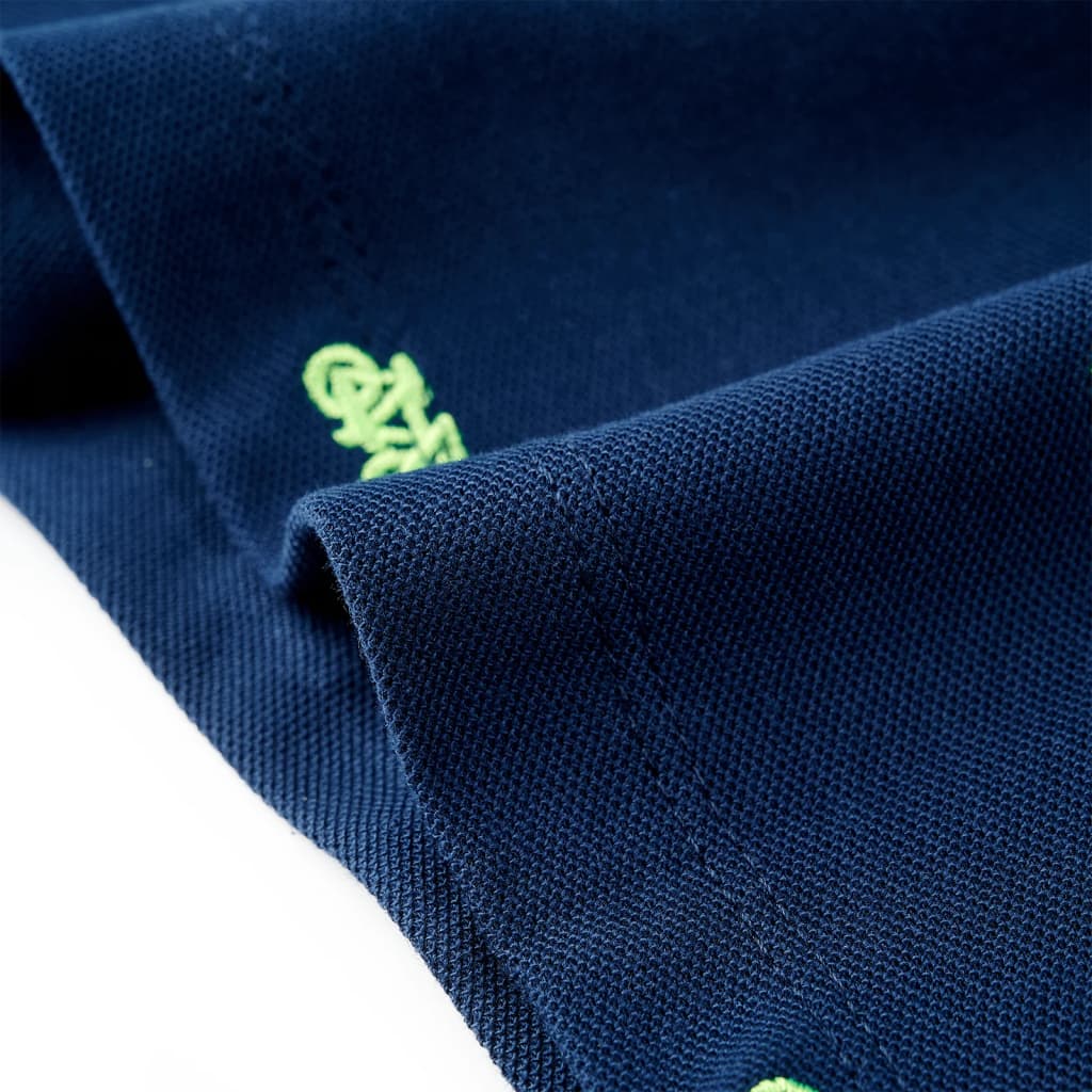 Kinderpoloshirt 104 marineblauw - Image 6