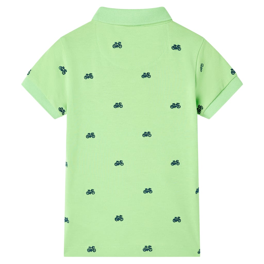 Kinderpoloshirt 104 neongroen