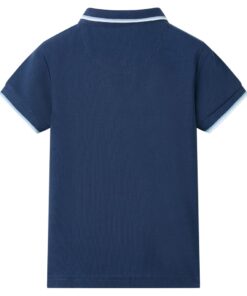 Kinderpoloshirt 116 donkerblauw