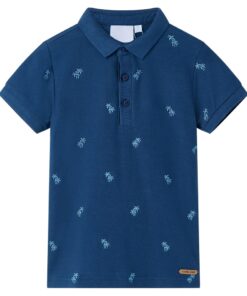 Kinderpoloshirt 116 donkerblauw