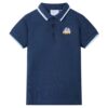 Kinderpoloshirt 116 donkerblauw