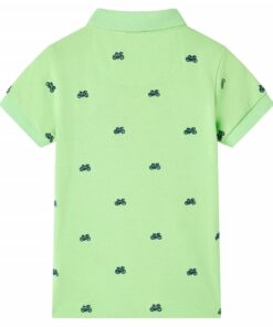 Kinderpoloshirt 116 neongroen