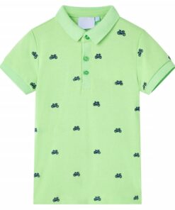 Kinderpoloshirt 116 neongroen