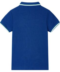 Kinderpoloshirt 128 donkerblauw