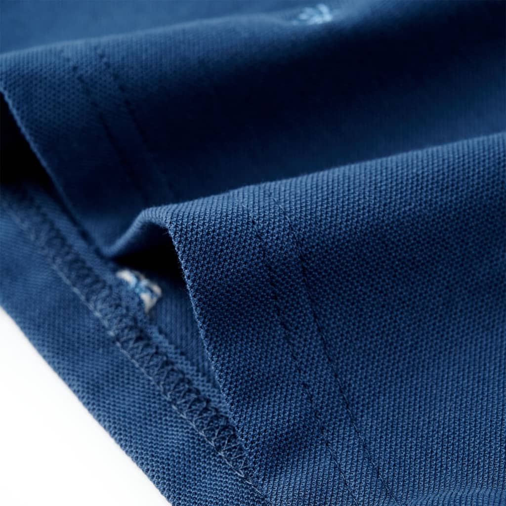 Kinderpoloshirt 128 donkerblauw - Image 6