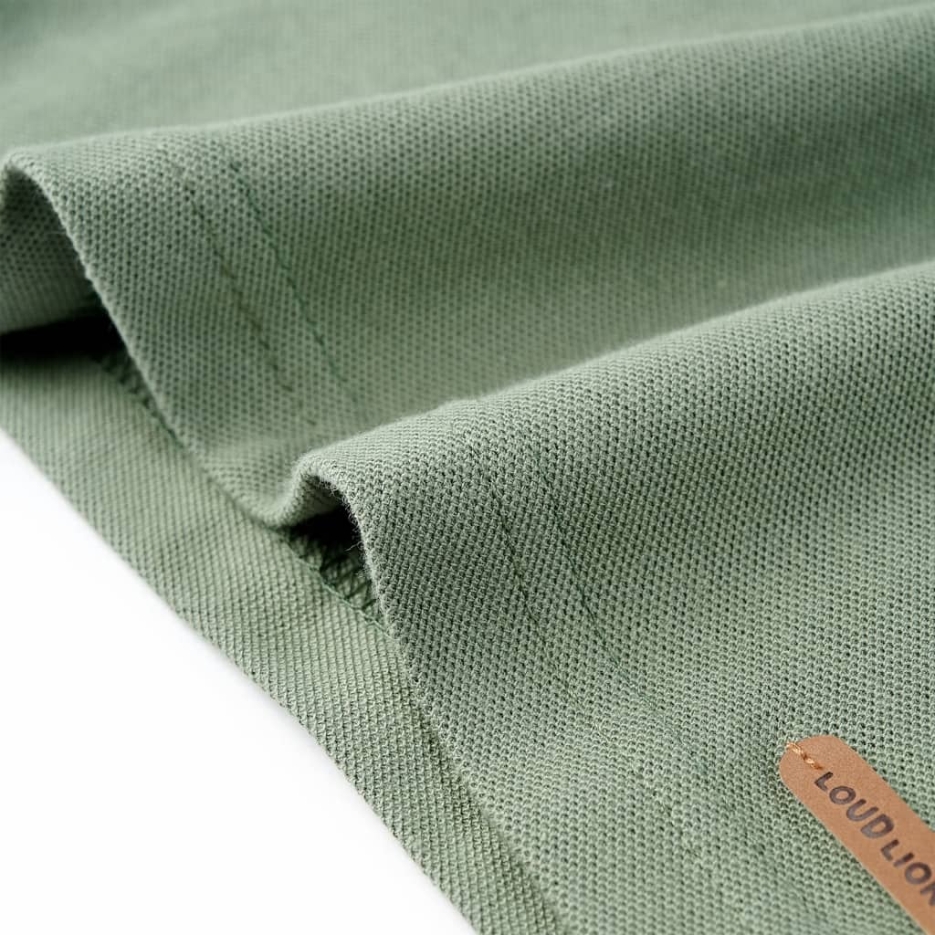 Kinderpoloshirt 128 kakikleurig - Image 6