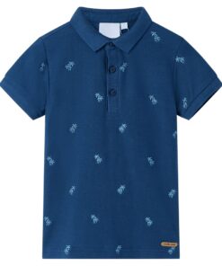 Kinderpoloshirt 140 donkerblauw