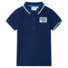 Kinderpoloshirt 140 marineblauw