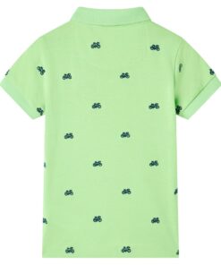 Kinderpoloshirt 140 neongroen