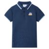 Kinderpoloshirt 92 donkerblauw