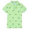 Kinderpoloshirt 92 neongroen