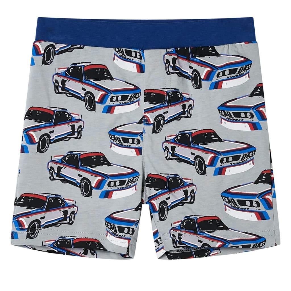 Kinderpyjama met korte mouwen 104 grijs - Image 4