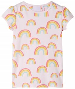 Kinderpyjama met korte mouwen 104 zachtroze