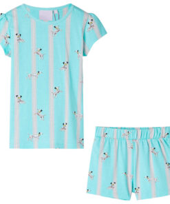 Kinderpyjama met korte mouwen 116 ecru