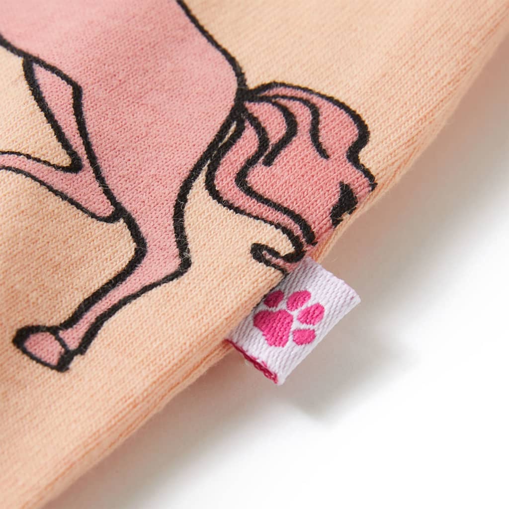 Kinderpyjama met korte mouwen 116 lichtoranje - Image 6