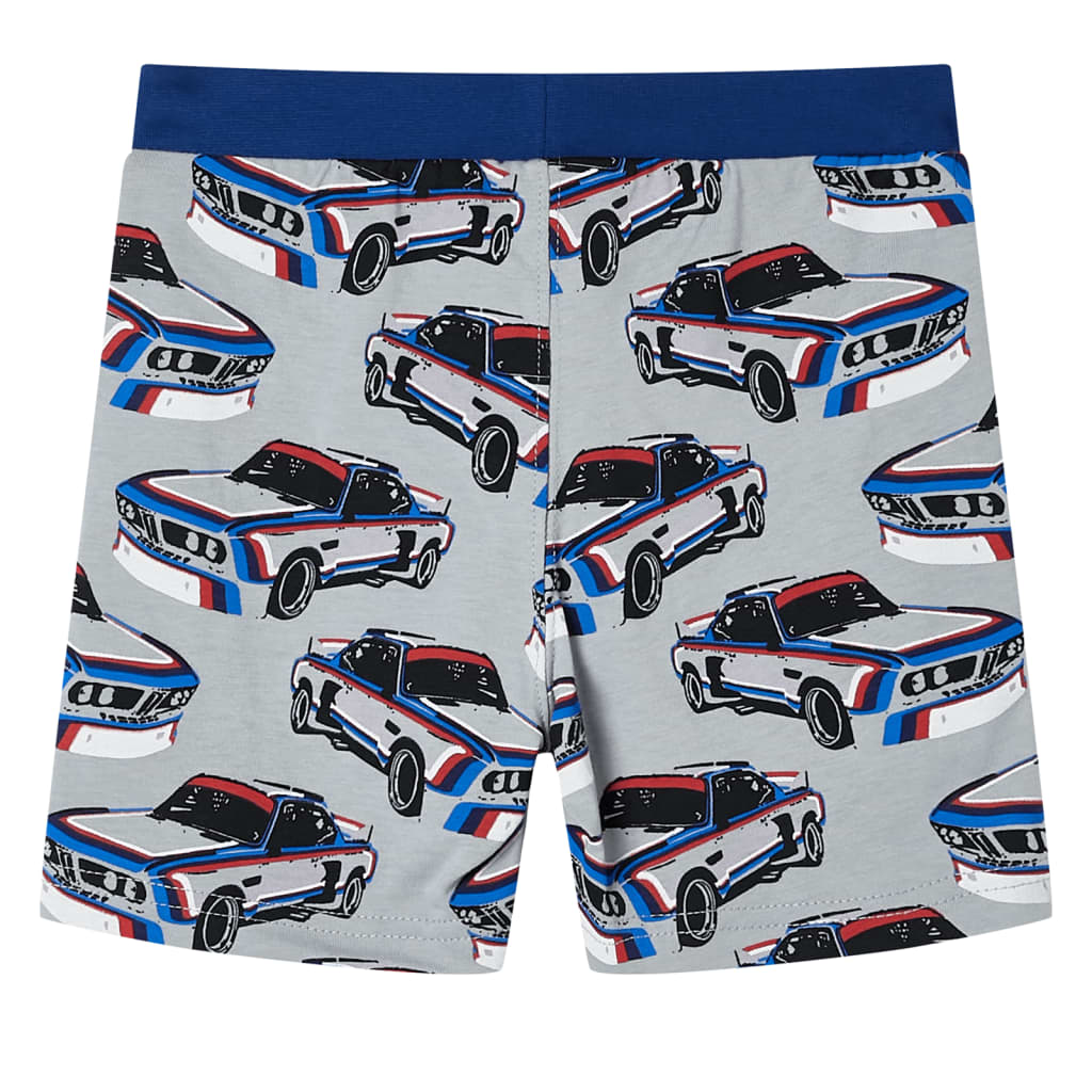 Kinderpyjama met korte mouwen 128 grijs - Image 5