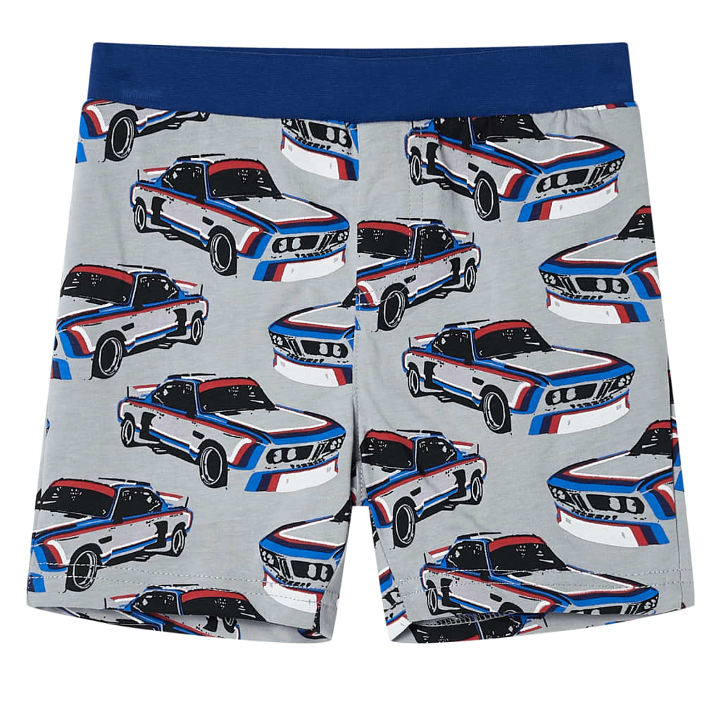 Kinderpyjama met korte mouwen 140 grijs - Image 4