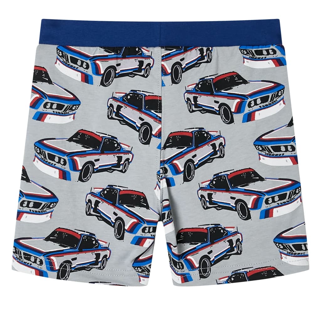 Kinderpyjama met korte mouwen 92 grijs - Image 5