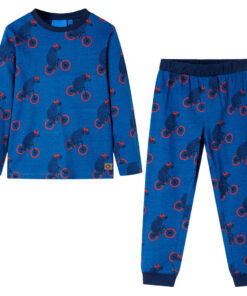 Kinderpyjama met lange mouwen 104 petroleumkleurig