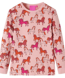 Kinderpyjama met lange mouwen 116 lichtroze