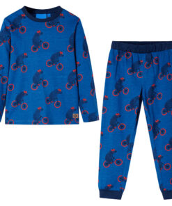 Kinderpyjama met lange mouwen 116 petroleumkleurig