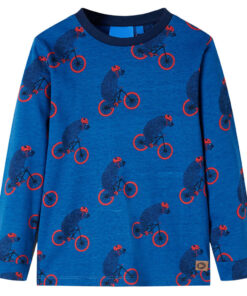 Kinderpyjama met lange mouwen 128 petroleumkleurig