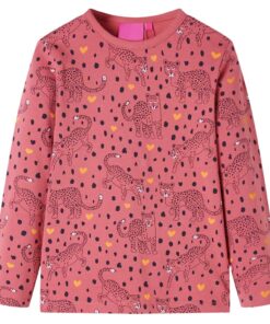 Kinderpyjama met lange mouwen 92 oudroze